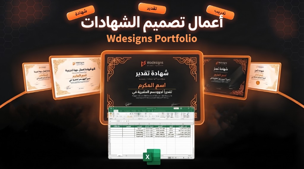 واجهة منصة توليد الشهادات